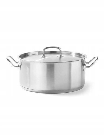 Kitchen Line low pot with lid, capacity.7.4 l, fi.280x(H)120 mm HENDI 836033