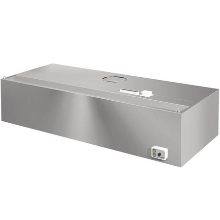 Okap przyścienny, skrzyniowy, ECONOMIC z łap. B,went. E1 i ośw. 1200x900x450 mm STALGAST 611200