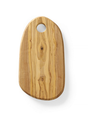 Deska do serwowania z drewna oliwnego, z otworem 250x165x(H)18 | HENDI 505229