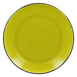 FIRE Flat plate, round 27 cm green I TOM-GAST code: R-FRNNPR27GR-12