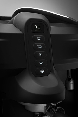 Ekspres kolbowy 1-grupowy | Black Moon 1GR Black | kolor czarny | 1,8 kW