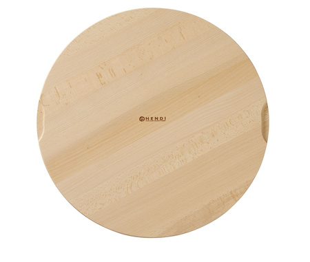 Deska pod pizzę drewniana - śr. 400 mm, dzielona na 6 HENDI 505564