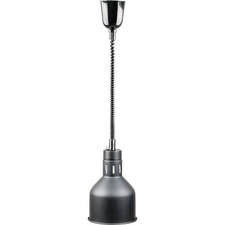 Pendant food warming lamp, black, P 0.25 kW, U 230 V 692601 STALGAST