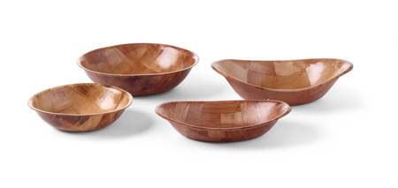 Koszyk drewniany - okrągły 150x40mm HENDI 425701