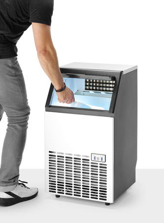 Kostkarka do lodu, o wym. 448x400x798 mm HENDI 271575