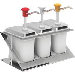 Dyspozytor do sosów potrójny, V 3x2l STALGAST 065903