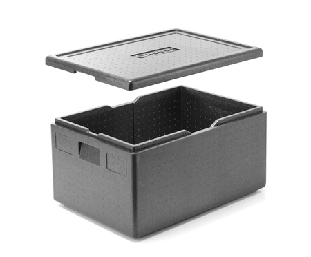 Pojemnik termoizolacyjny z piocelanu, o wym.625x425x300 mm. 80L HENDI 707456