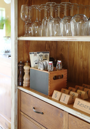 Skrzynka na karty menu i sztućce HENDI 664148