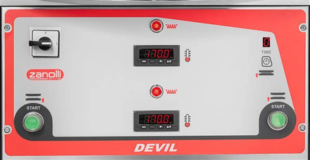 Prasa do ciasta do pizzy | 45 cm | 400 placków/h | 5,6 kW | DEVIL 45