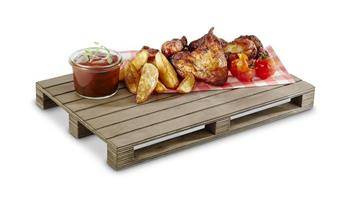 Deska do serwowania - paleta 400x150x(H)30 mm HENDI 566251