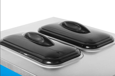 Maszyna do lodów włoskich 2x6 L | 3 smaki | niebieska RQBJ188S-B