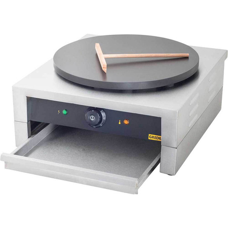 Naleśnikarka, płyta żeliwna z powłoką ceramiczną, Gredil, P 3 kW, U 230 V STALGAST 772281