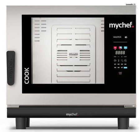 Piec konwekcyjno-parowy gazowy | automatyczny system myjący | 6xGN1/1 | 13 kW | 230 V | Mychef COOK MASTER 061G