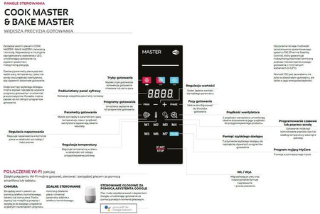 Gas combi steamer | automatic washing system | 6xGN1/1 | 13 kW | 230 V | Mychef COOK MASTER 061G