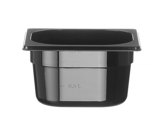 Pojemnik GN1/6-100 z czarnego poliwęglanu HENDI 862728