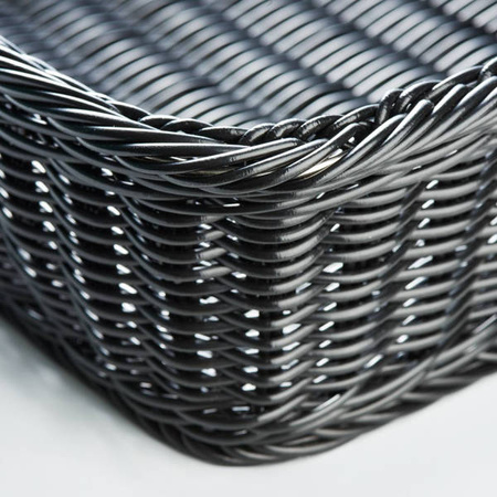 Koszyk uniwersalny z polipropylenu, czarny, GN 1/2 STALGAST 361612