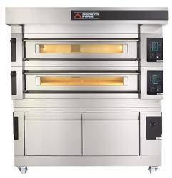 Wielokomorowy elektryczny piec do pizzy i piekarniczy S100E piec jednokomorowy z okapem i bazą