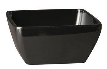 Kwadratowa miska z melaminy czarna 125x125 mm HENDI 566480
