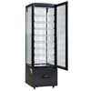 Witryna chłodnicza | cukiernicza | panoramiczna | LED | czarna | 250 l | DC402BB