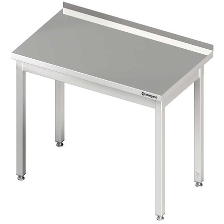 Steel table without shelf, wall-mounted, bolted, 600x600x850 mm 611066 STALGAST
