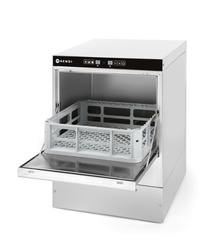 Zmywarka do szkła 40x40, manualna, z dozownikiem detergentu HENDI 233009