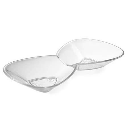 Miseczka trójkątna do przekąsek fingerfood - jednorazowa zestaw 100 szt. | HENDI 560297