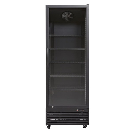 Szafa chłodnicza przeszklona SD726BE | czarna | 498l