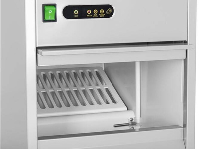 Kostkarka do lodu | 24kg/24h | zasobnik 5kg | czynnik R290 | chłodzona wodą | 330x470x580mm | RESTO QUALITY RQ24W
