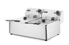 Frytownica 2×6 l, Kitchen Line, 12L, 230V/6600W, 550x430x(H)305mm HENDI 205853