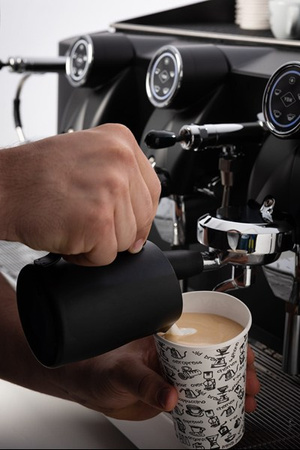 Ekspres kolbowy 3-grupowy | Lollo 3GR Steel | kolor stalowy | 5 kW