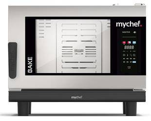 Electric combi steamer | bakery and pastry oven | automatic washing system | 4x600x400 | 7,3 kW | 400 V | Mychef BAKE MASTER 4E