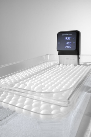 Kulki do gotowania sous-vide – 500 szt., HENDI, biały, ⌀20mm 551998