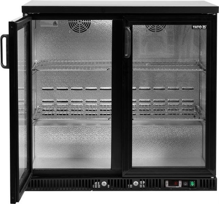 KÜHLVITRINE FÜR FLASCHEN 2-TÜRIG | YG-05355