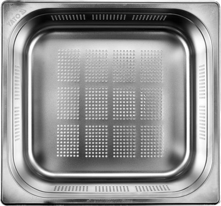 POJEMNIK PERFOROWANY GN ZE STALI NIERDZEWNEJ 2/3 100 | YG-00361