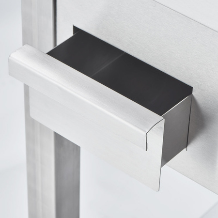 Płyta grillowa elektryczna, ryflowana, Gredil, 400x700x850 mm, P 4.0 kW, U 400 V STALGAST 977302