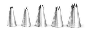 Crimped sleeve tips, steel - set of 5pcs. in various r HENDI 551790