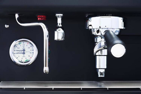 Cime 2-Gruppen Espressomaschine | Kolben | schwarz | 12 l | 740x540x500 mm | CO-05 A 2gr E61 schwarz