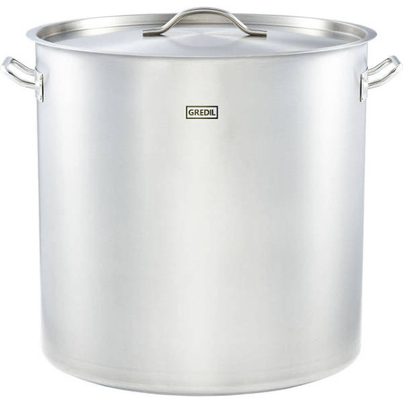 Tall pot with lid, steel, O 500 mm, V 98.2 l 011505 STALGAST