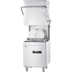 Zmywarko-wyparzarka kapturowa Digital, dozownik płynu myjącego, pompa wspomagająca płukanie, 10.8 kW, 400 V Stalgast 803036