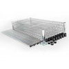 Chrome rack, 4 shelves, folding, 900x450x1800 mm 680200 STALGAST