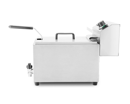 Frytownica XL Profi Line z kranem spustowym, manualna, 10 l, 400 V  | HENDI 209424