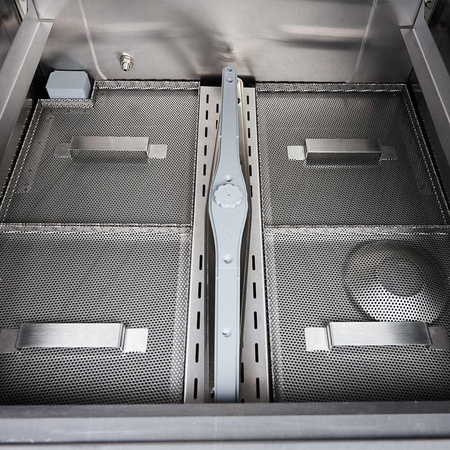 Zmywarko-wyparzarka Power Digital z pompą płuczącą i dozownikiem, 6,65 kW, 400 V, Stalgast 801565