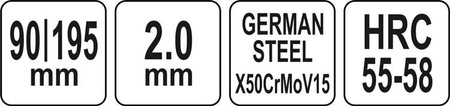 NÓŻ DO OBIERANIA 90MM | YG-02226