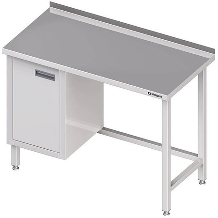 Wandtisch mit Schrank (L), ohne Regal 1000x600x850 mm STALGAST MEBLE 980486100