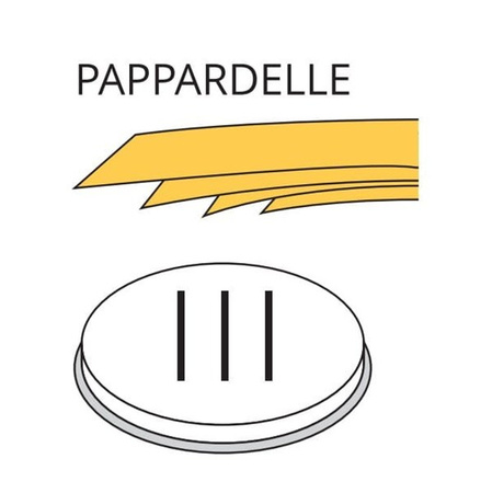 Matryca formująca do maszynki do makaronu PF25EN, PF40EN, MPF2.5N, MPF2.5NC, MPF4N, PAPPARDELLE - 16 mm