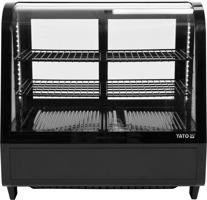 WITRYNA CHŁODNICZA 100L 68x45x67 CZARNA | YG-05020