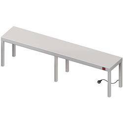 Nadstawka grzewcza na stół pojedyncza 1500x400x400 mm STALGAST MEBLE 982214150