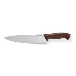 Nóż HACCP kucharski 24cm - brązowy HENDI 842799