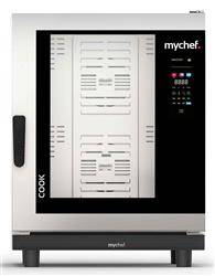 Piec konwekcyjno-parowy gazowy | automatyczny system myjący | 10xGN1/1 | 20 kW | 230 V | Mychef COOK MASTER 101G