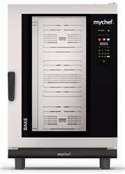 Piec konwekcyjno-parowy gazowy | piekarniczo-cukierniczy | automatyczny system myjący | 10x600x400 |  20 kW | 230 V | Mychef BAKE MASTER 10G